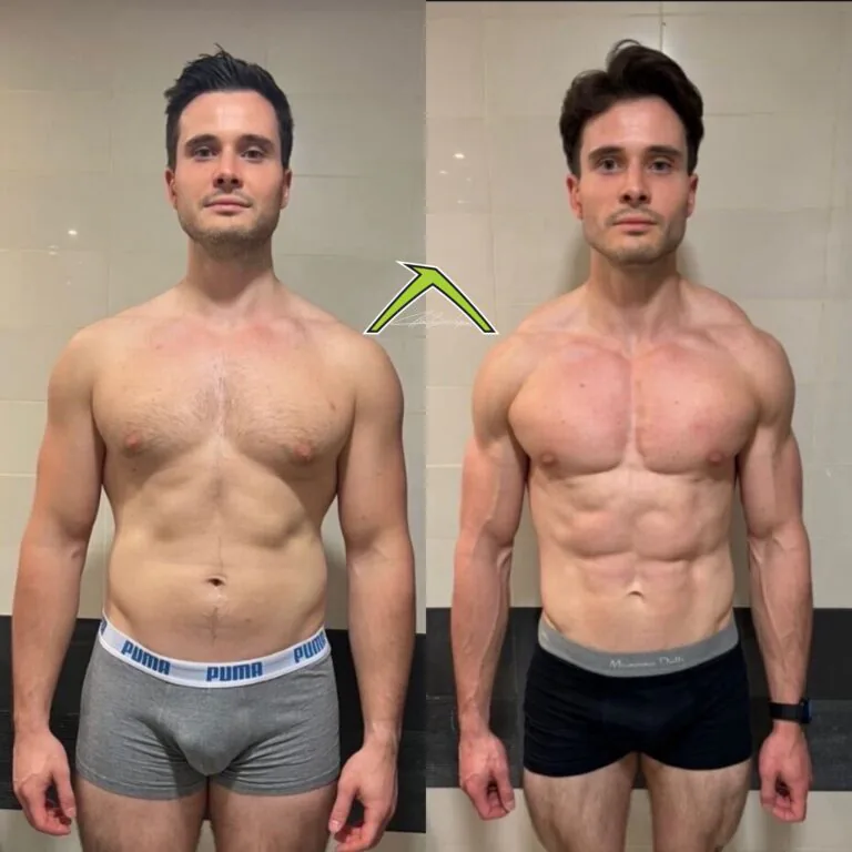 Ganhou 5kg de musculos definidos