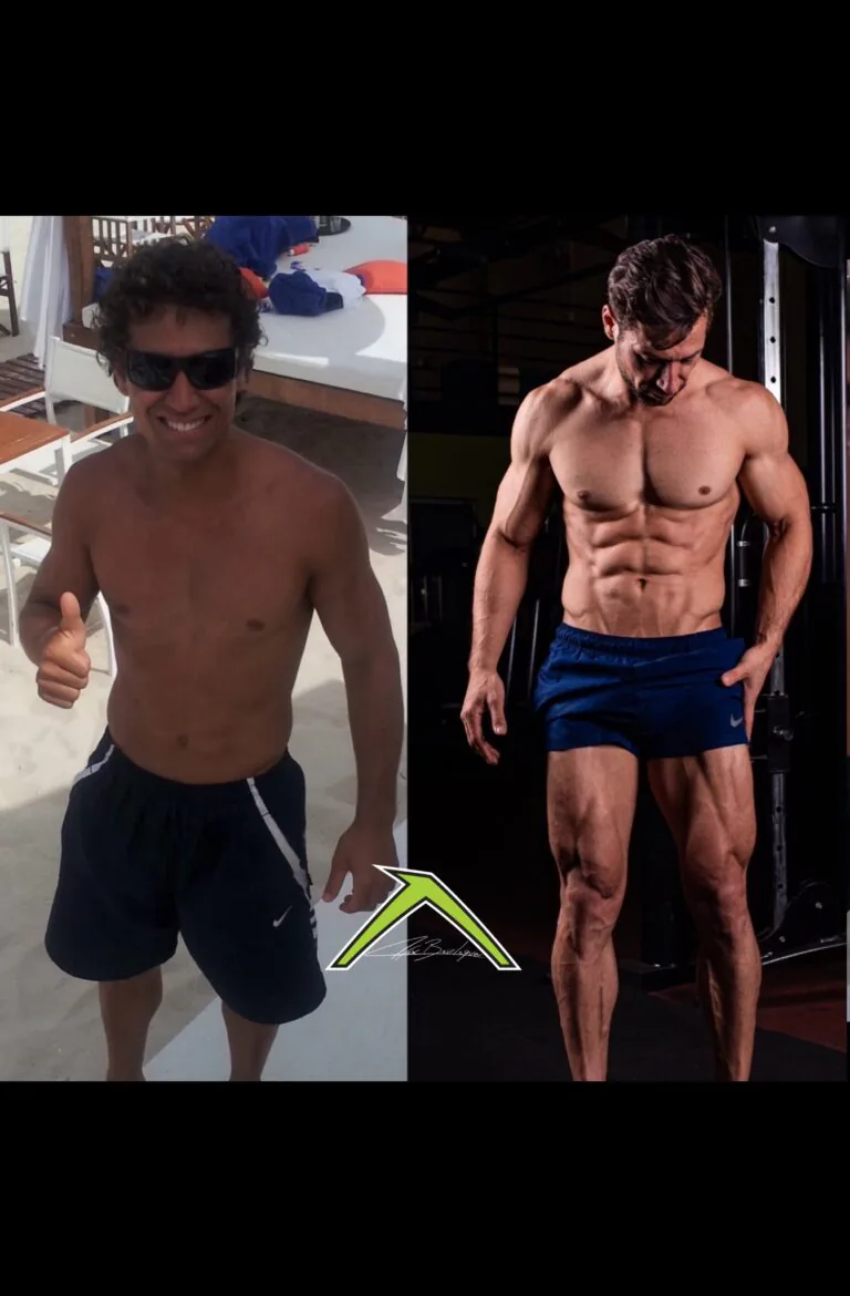 Ganhou 5 kg de musculos trincado baixando o % de gordura em 12 meses